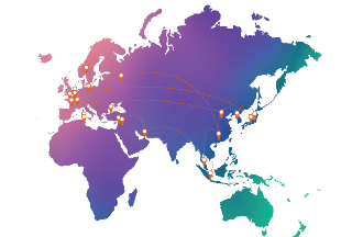 Carte des Ecoles ESMOD dans le monde