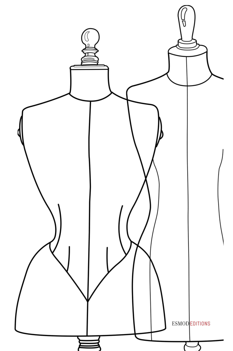 Carnet de Croquis de Mode: Silhouettes féminines prêtes à dessiner